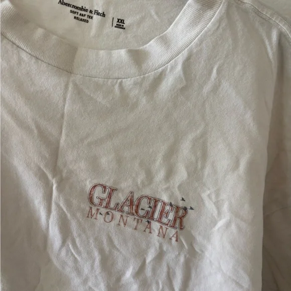 Abercrombie & Fitch White Relaxed Tee - Picture 3 of 4